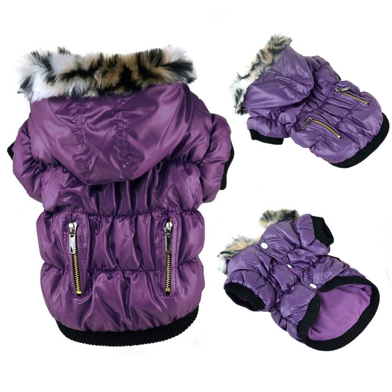 Pet Large Dog Jacket Winter Warm Coat Puppy Clothes Hoodie Padded Apparel XSXXL eBay